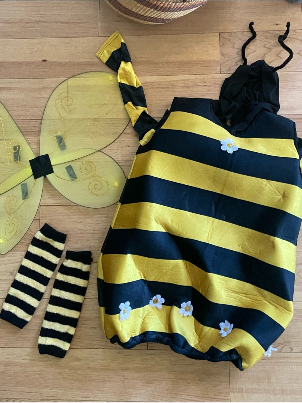 Kids Bumblebee Costume Set - Yellow & Black